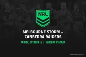 Storm vs Raiders NRL Finals 2020 betting tips