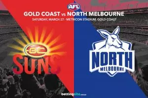 Suns vs Kangaroos AFL tips