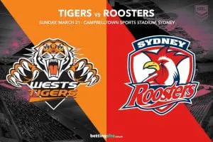 Wests Tigers vs Sydney Roosters