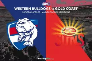 Bulldogs Suns AFL 2021 betting tips