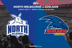 Kangaroos Crows AFL 2021 betting tips