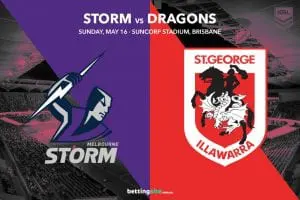 Melbourne Storm vs St George Illawarra Dragons