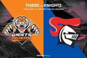 Wests Tigers vs Newcastle Knights