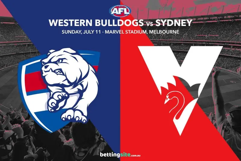 Bulldogs Swans AFL R17 betting tips