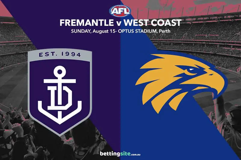 Fremantle v West coast betting tips for round 22 afl 2021