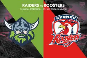Canberra Raiders vs Sydney Roosters