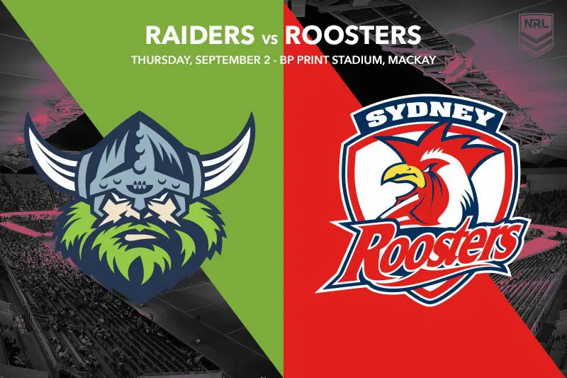 Canberra Raiders vs Sydney Roosters