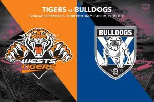 Tigers Bulldogs NRL Rd 25 tips