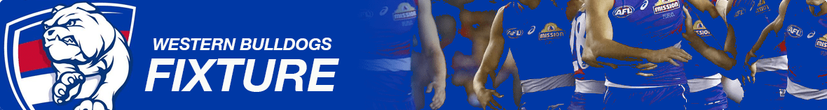 WESTERN BULLDOGS fixture