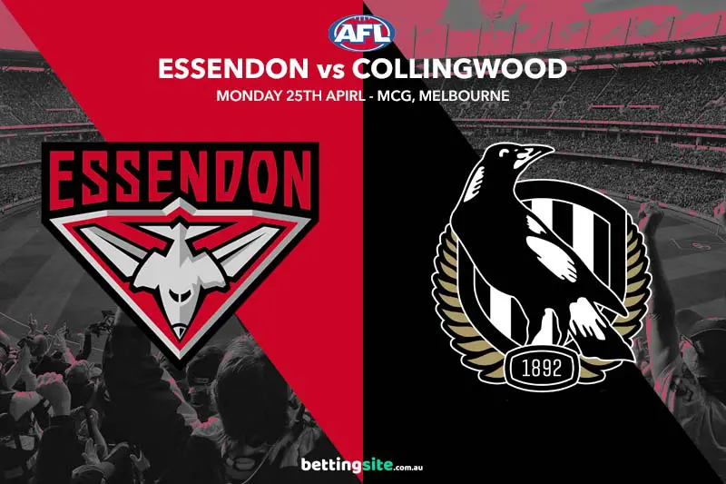 Essendon v Collingwood Anzac Day Clash