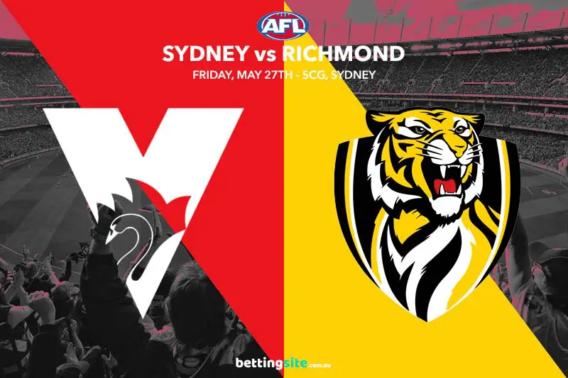 Syndey Swans v Richmond Tigers AFL TIps