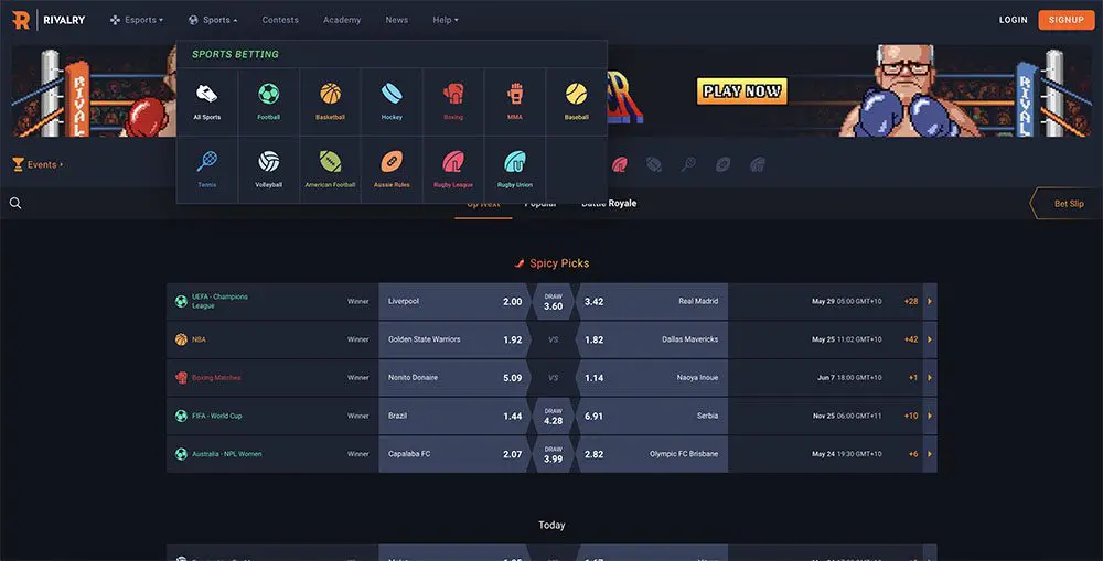 Rivalry Sports Betting