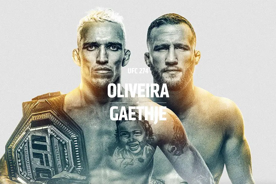 Charles Oliveira vs Justin Gaethje