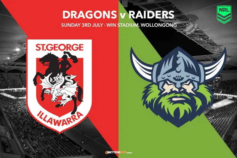 St George Dragons v Canberra Raiders NRL Tips 