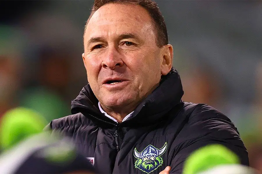 Raiders coach Ricky Stuart