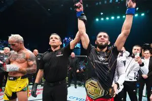 Makhachev wins UFC lightweight title