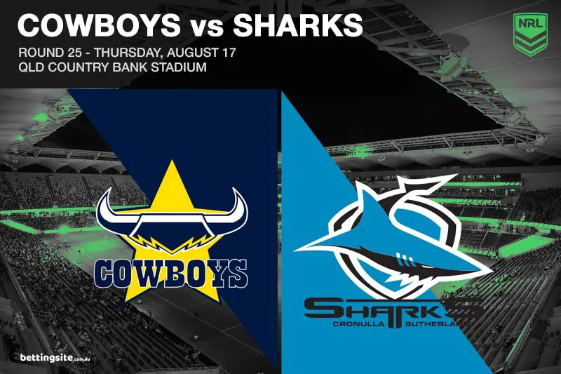 North Qld Cowboys v Cronulla Sharks NRL Round 25