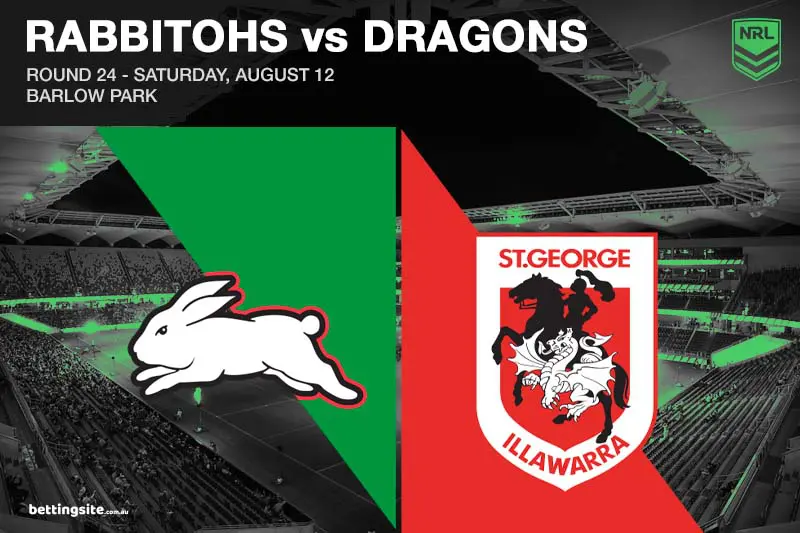 South Sydney Rabbitohs v St George Dragons NRL Round 24