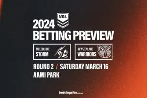 STORM WARRIORS ROUND 2 NRL