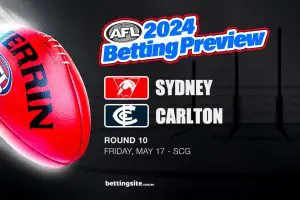 Sydney v Carlton AFL Rd 10 betting preview