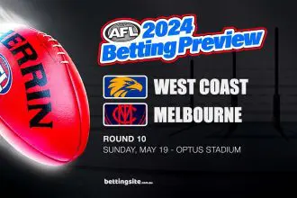 West Coast v Melbourne betting tips for AFL round 10 2024