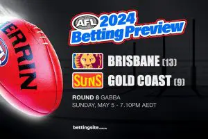 Brisbane Lions v Gold Coast Suns betting tips for AFL round 8 2024
