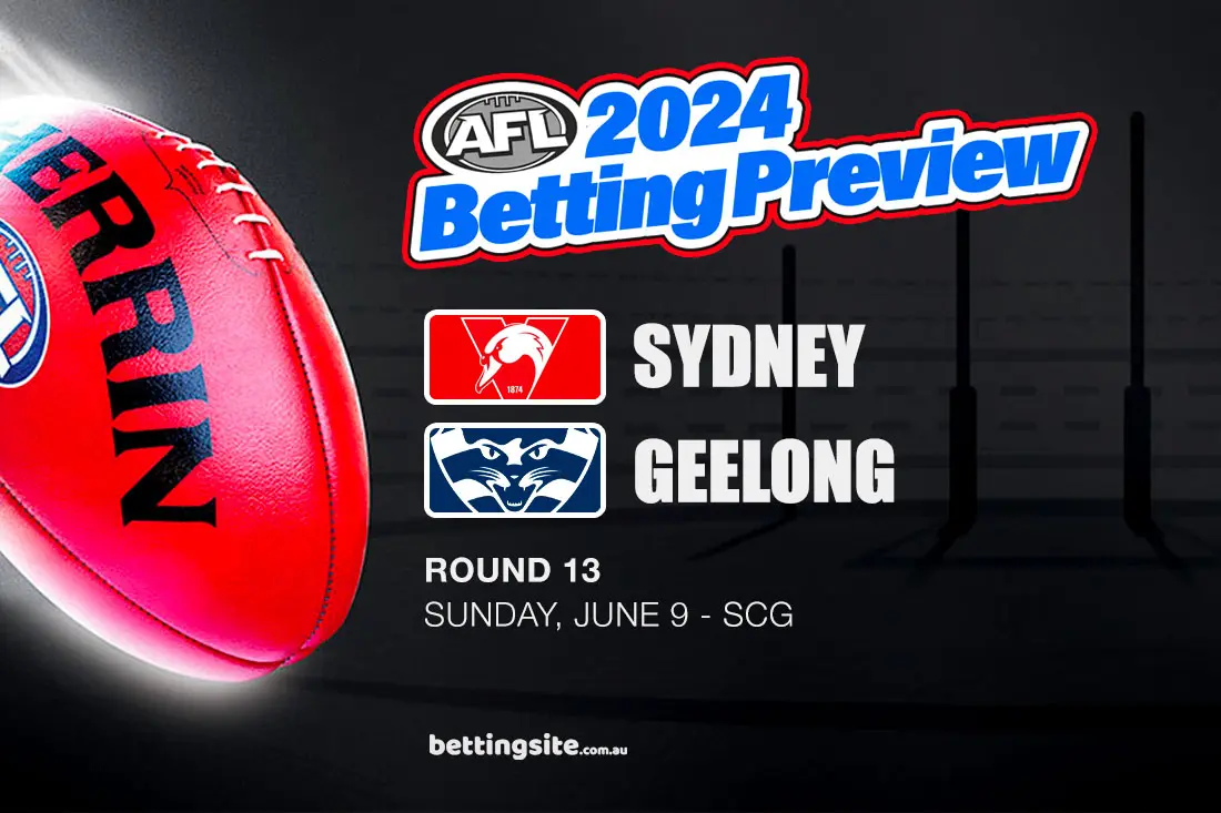 Swans v Cats AFL R13 betting preview - June 9, 2024