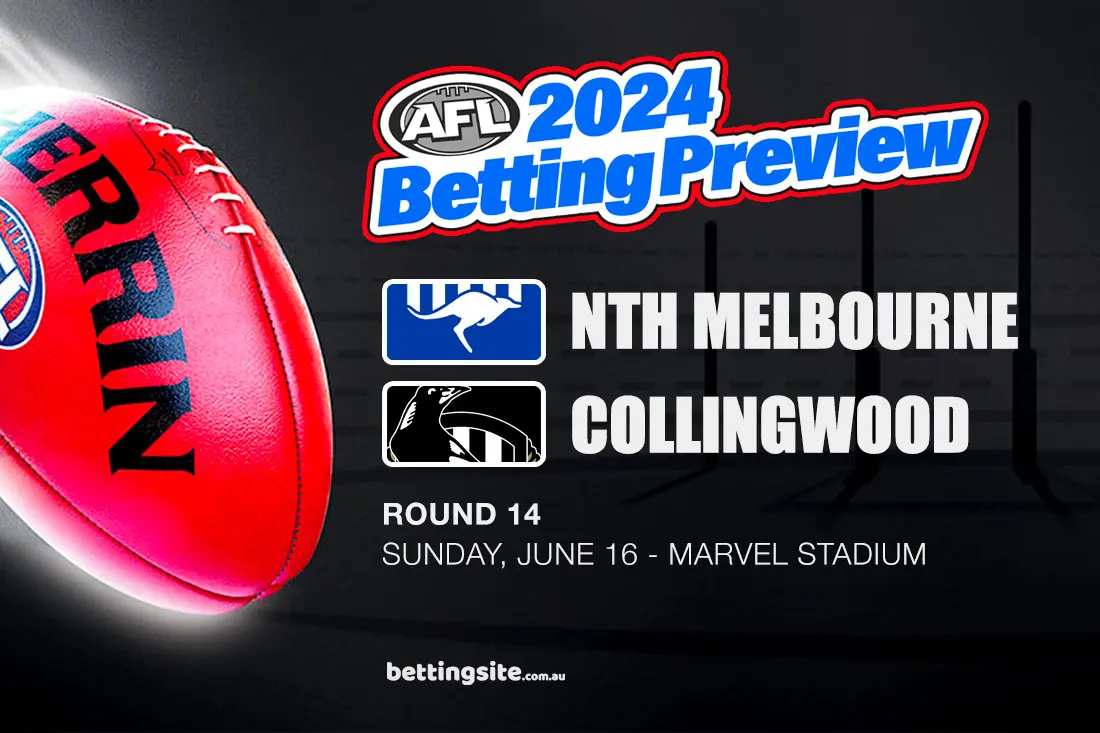 North Melbourne v Collingwood AFL R14 betting tips - June 16, 2024
