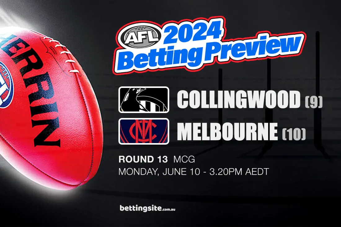 Collingwood v Melbourne betting tips and prediction 10/6 AFL