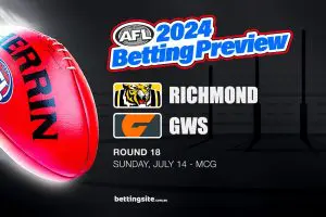 Richmond v GWS AFL betting tips - Round 18, 2024