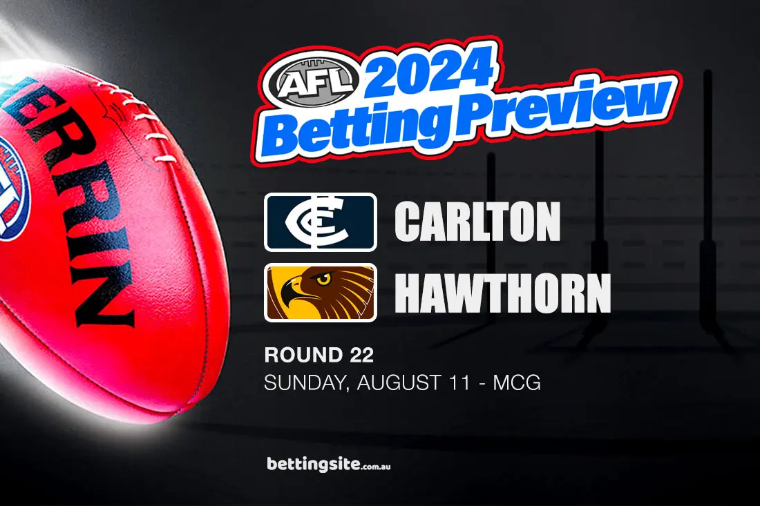 Carlton v Hawthorn betting tips for AFL round 22, 2024