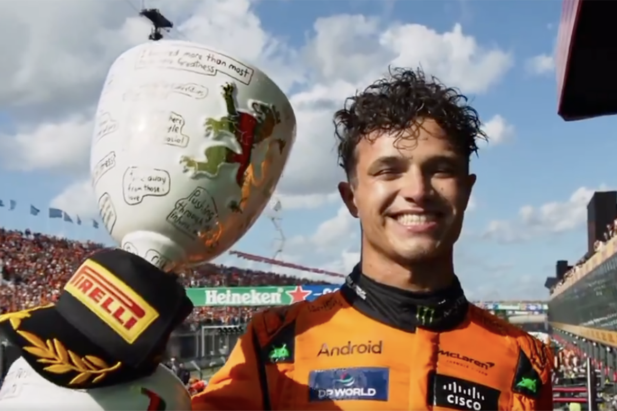 Lando Norris wins Dutch GP