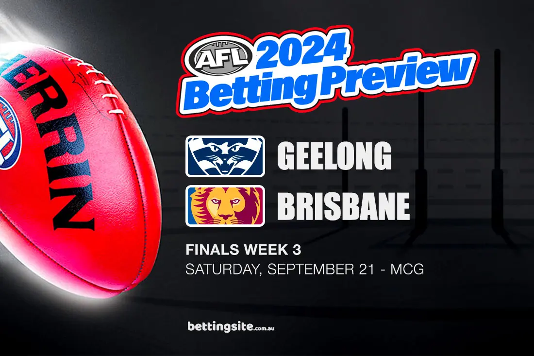 Geelong v Brisbane AFL preliminary final betting preview - September 21, 2024