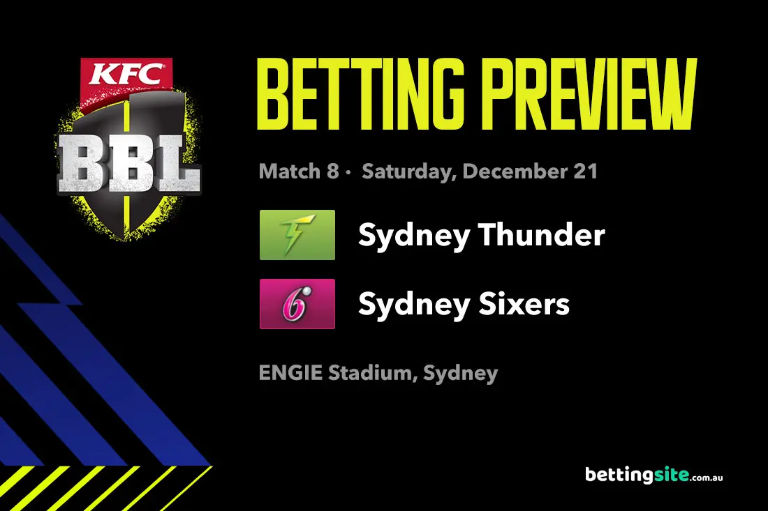 Sydney Thunder v Sydney Sixers betting tips - BBL14