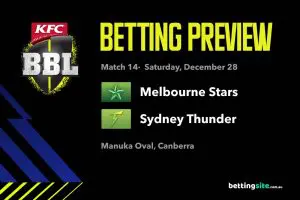 Melbourne Stars v Sydney Thunder BBL Preview and tips