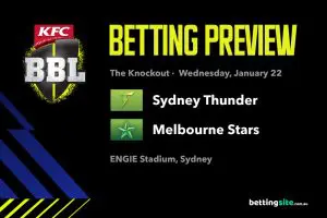 Thunder v Stars betting tips - BBL Knockout preview