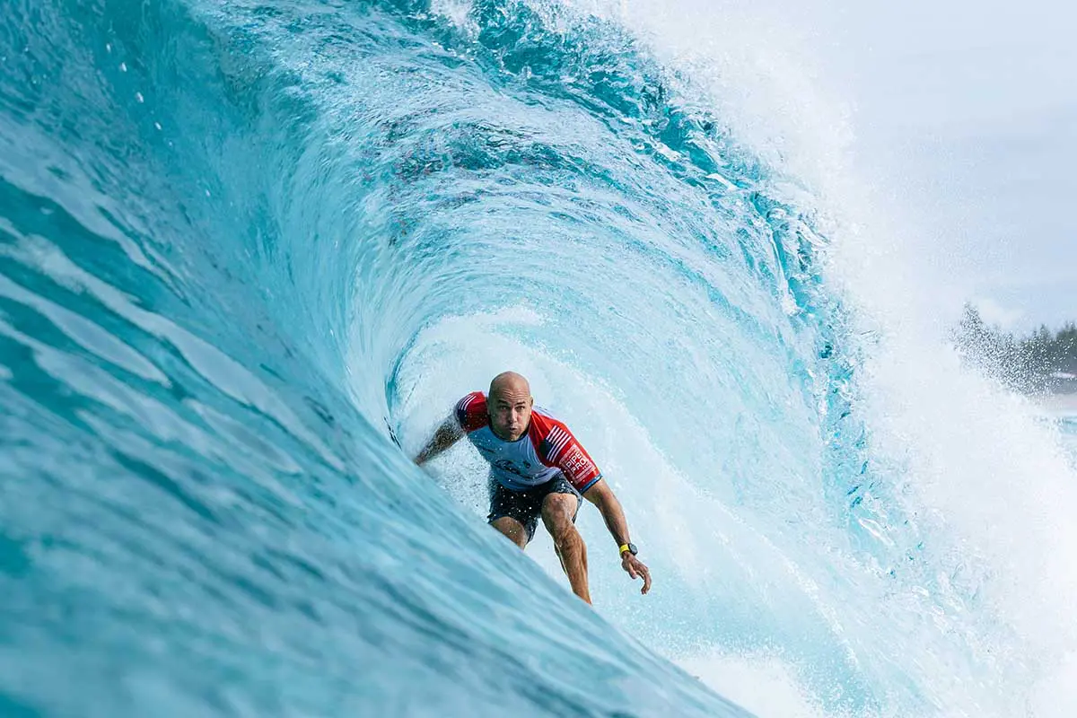 Kelly Slater WSL Pipeline Pro Day 1