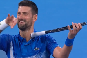 Serbian tennis superstar Novak Djokovic