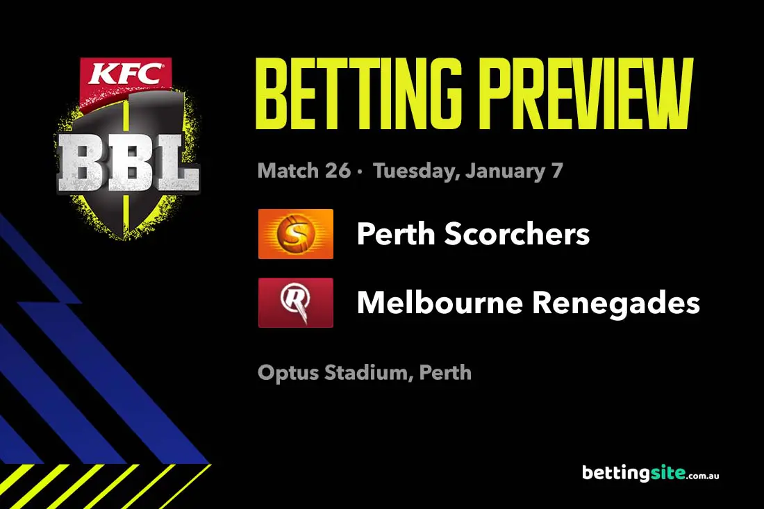 Perth Scorchers v Melbourne Renegades BBL Preview