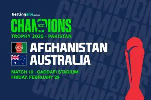Afghanistan v Australia Afghanistan v Australia betting tips - Champions Trophy 2025