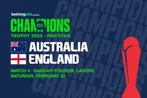 Australia v England cricket betting tips - Champions Trophy 2025 preview