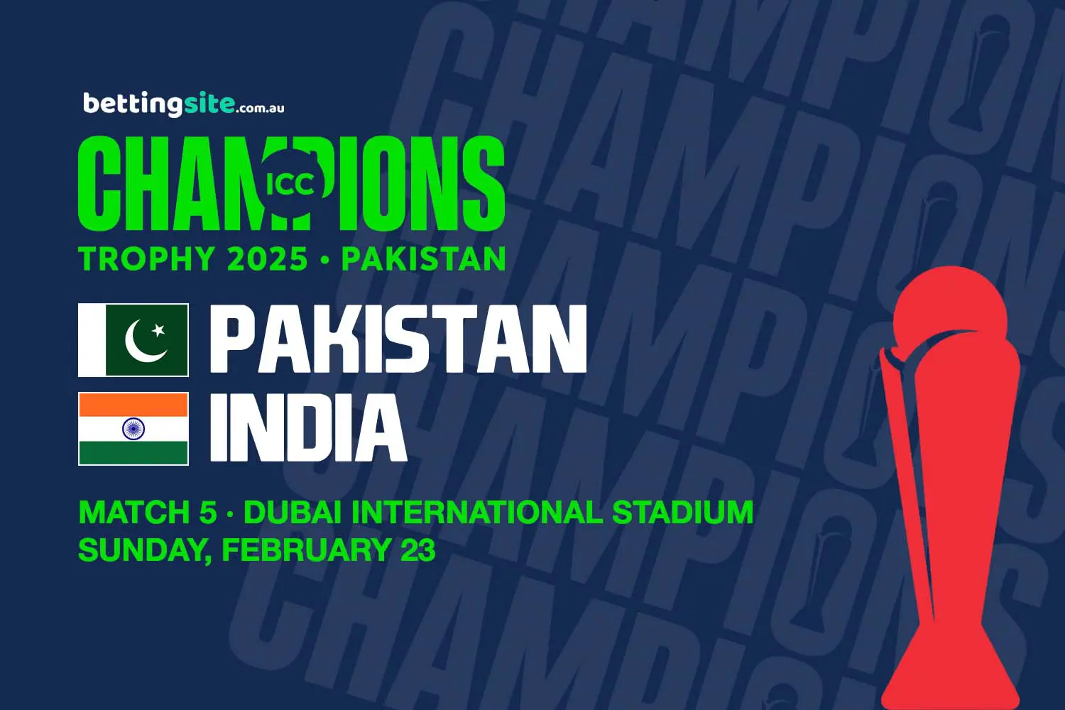 Pakistan vs India ICC Champions Trophy Preview