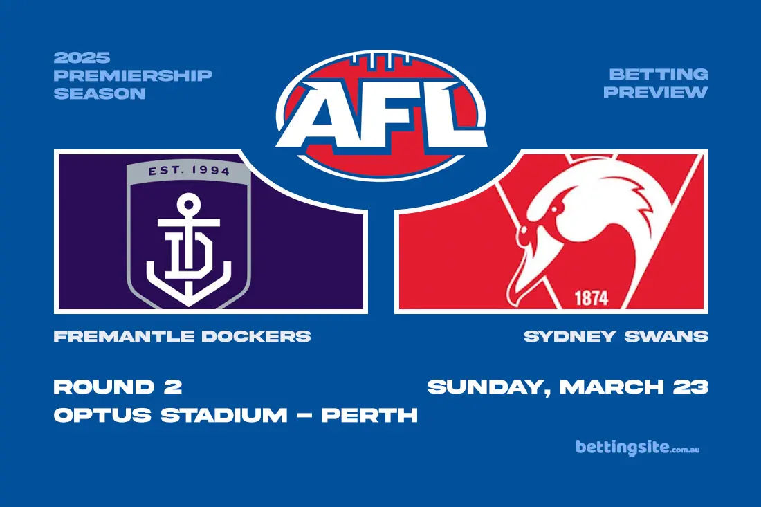 Dockers v Swans AFL betting tips - Round 2,2025