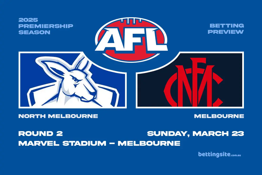 North Melbourne v Melbourne AFL betting tips - Round 2, 2025