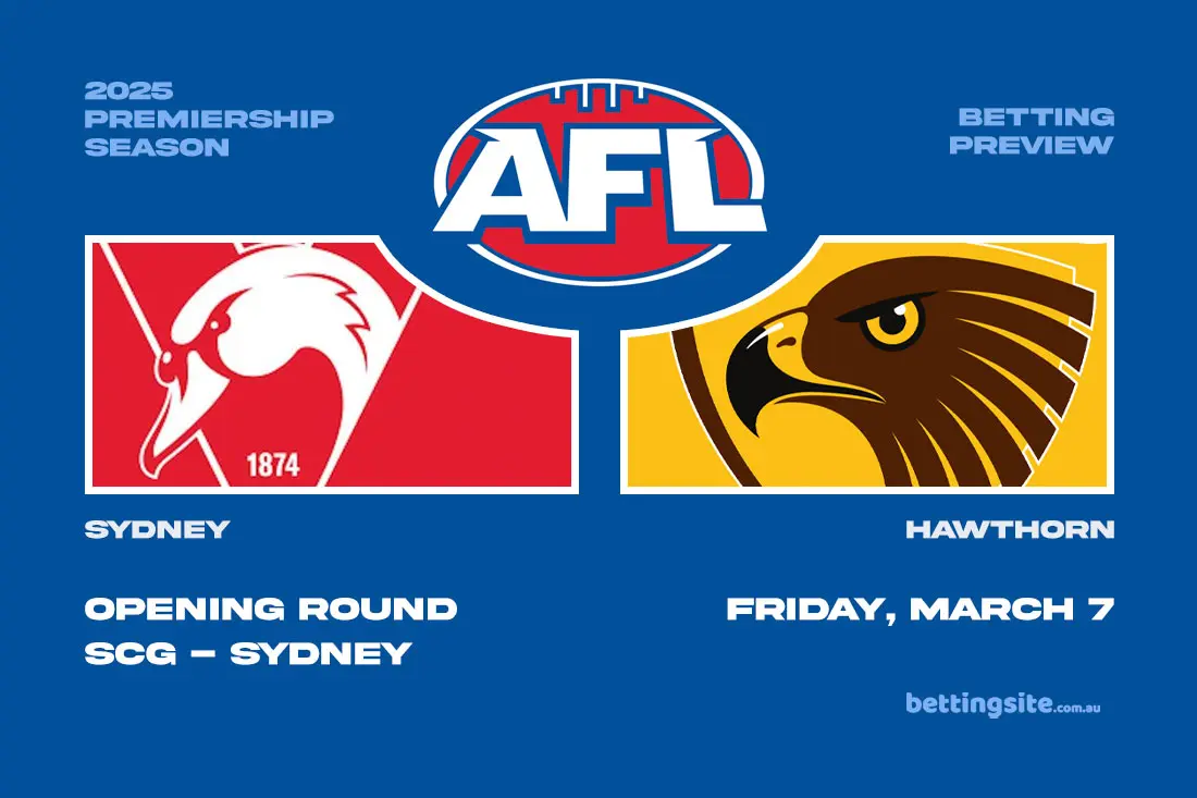 Sydney v Hawthorn betting preview - AFL 2025 Opening Round