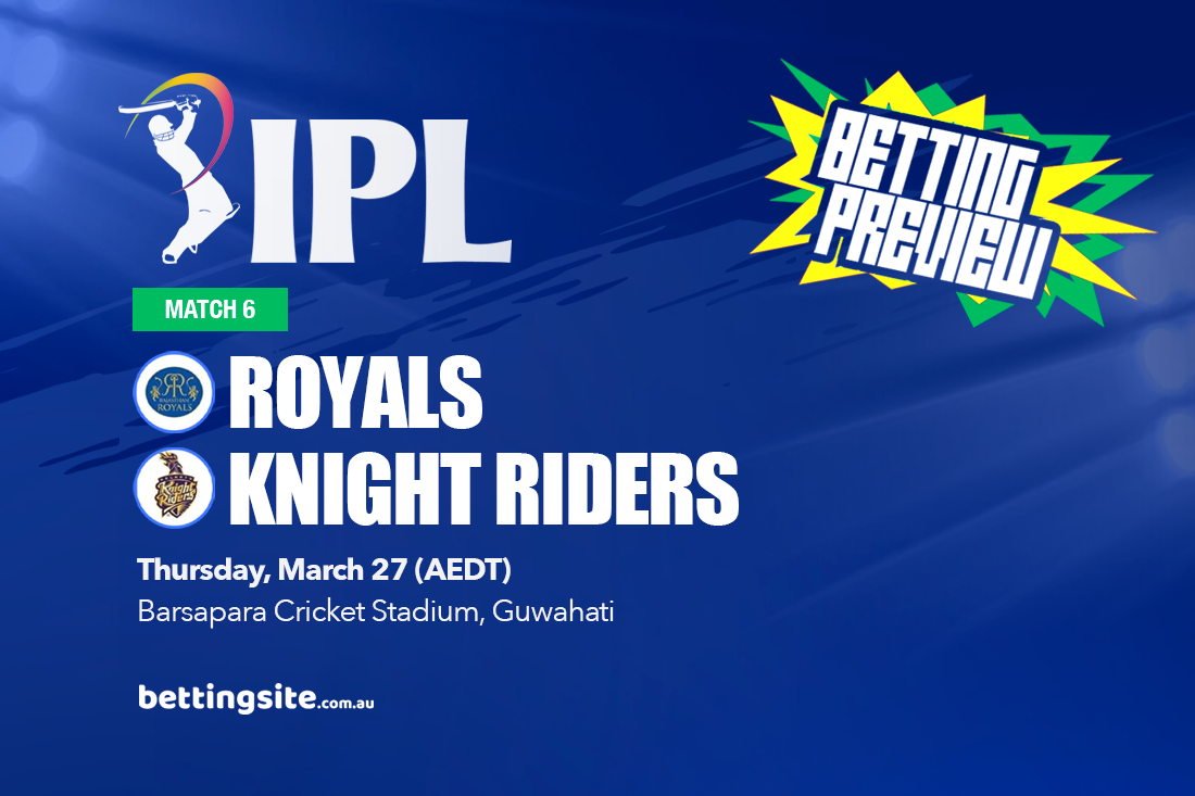 Royals v Knight Riders IPL Match 6