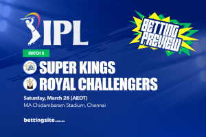 Super Kings v Royal Challengers IPL Match 8