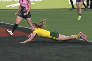 Tamika Upton scores 5 tries for Jillaroos