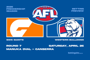 AFL Round 7 Giants v Bulldogs