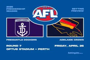Fremantle v Adelaide AFL betting tips - Round 7, 2025